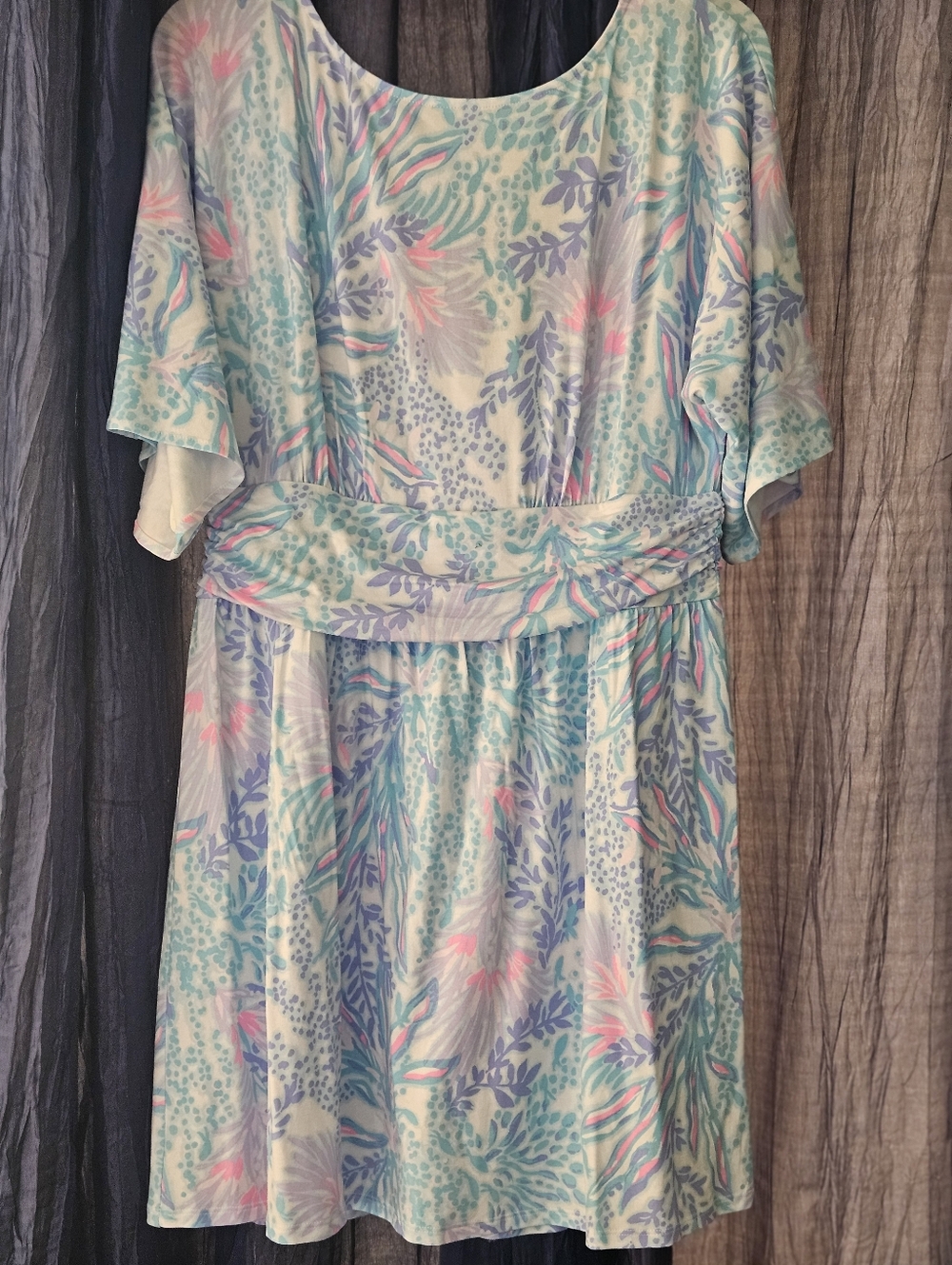 Lilly Pulitzer Parigi Boat Neck Romper in Pastel Multi